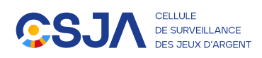 Logo de la Cellule de Surveillance des Jeux d'Argent